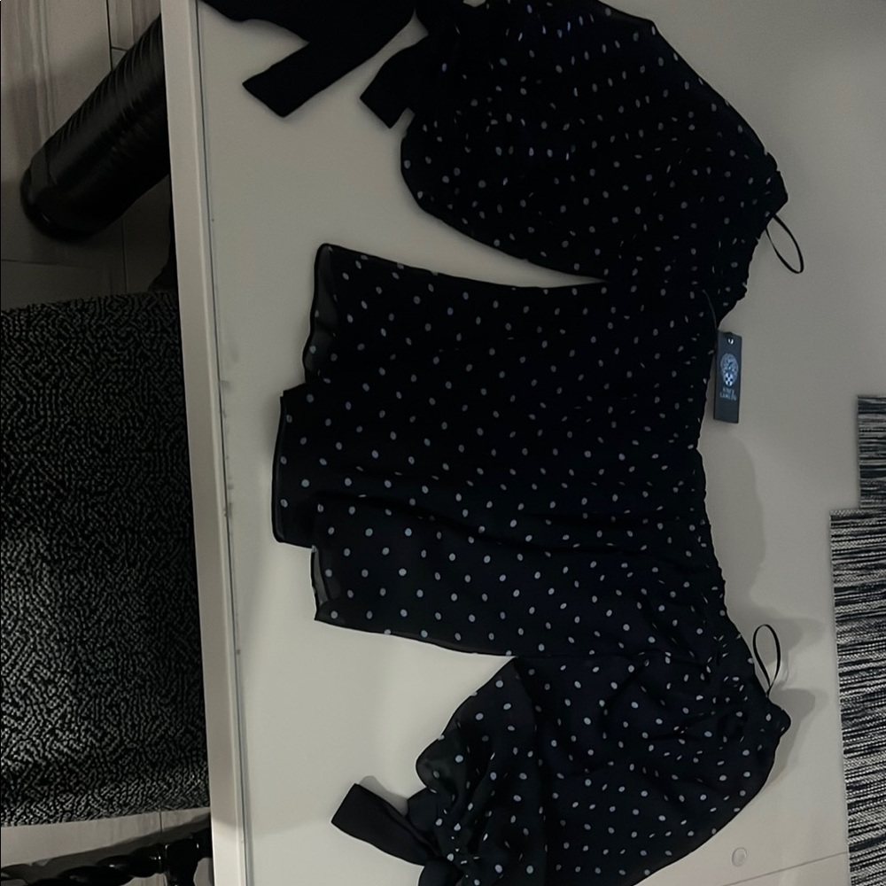 Elegant Black Polka Dot Jumpsuit